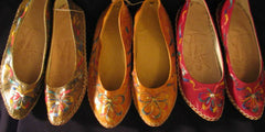 Egyptian Embroidered Handmade Leather Slippers