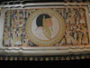Egyptian Decorative Brass Tray w/depictions of King Tut