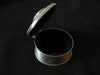 Eygptian Pewter King Tut Trinket box, round lined