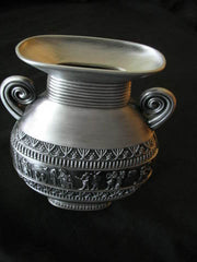 Egyptian Pewter Vase